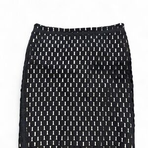 Elegant black and White  Women's Skirt